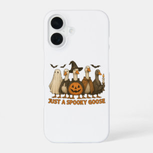 Funda Para iPhone 16 Sólo un ganso espeluznante Halloween para niño niñ