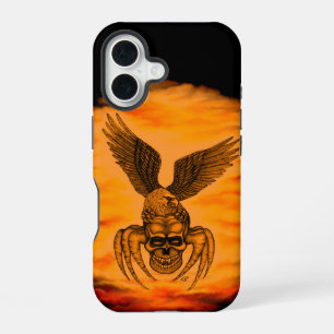 Funda Para iPhone 16 Spiderskull con águila