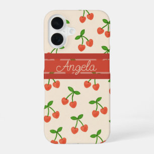 Funda Para iPhone 16 Squerido Cherries