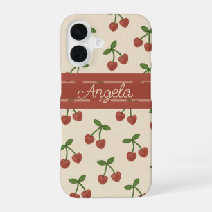 Funda Para iPhone 16 Squerido Cherries
