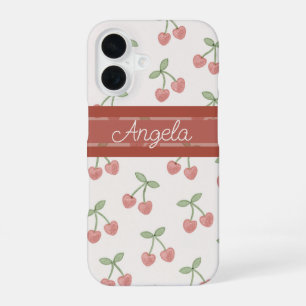 Funda Para iPhone 16 Squerido Cherries