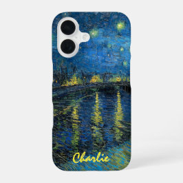 Funda Para iPhone 16 Starry Night Over the Rhône – Van Gogh – Custom 