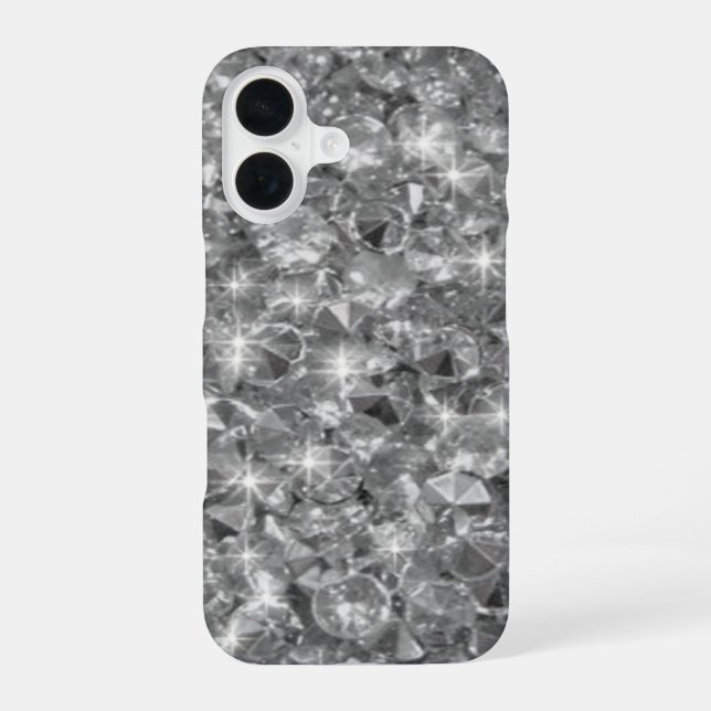 Funda Para iPhone 16 Strass crystals texture image (Reverso )