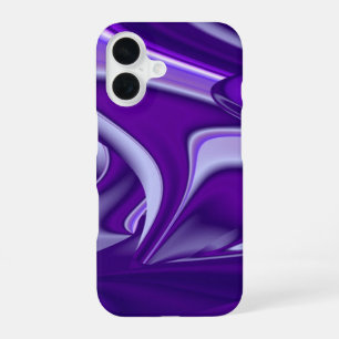 Funda Para iPhone 16 Sueño Morado, Arte de Arcoíris de Fantasía Abstrac
