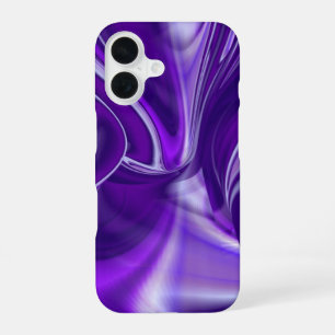 Funda Para iPhone 16 Sueño Morado, Arte de Arcoíris de Fantasía Abstrac