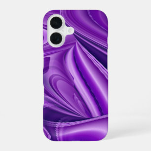 Funda Para iPhone 16 Sueño Morado, Arte de Arcoíris de Fantasía Abstrac