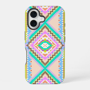 Funda Para iPhone 16 Sueño Pastel Eléctrico Caleidoscopio
