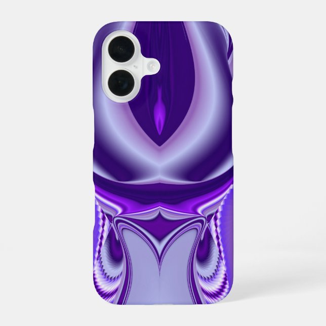 Funda Para iPhone 16 Sueños de Flor Morada (Reverso )