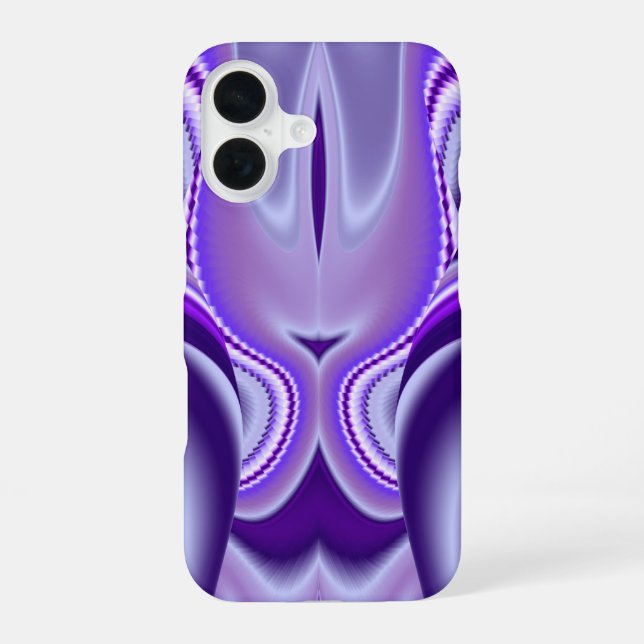 Funda Para iPhone 16 Sueños de Flor Morada (Reverso )