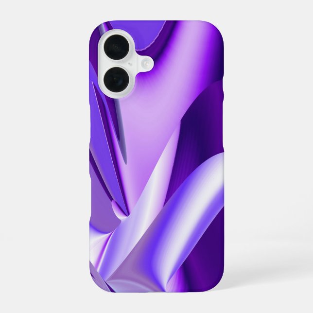 Funda Para iPhone 16 Sueños de Flor Morada (Reverso )