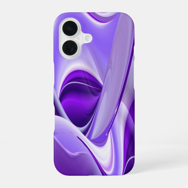 Funda Para iPhone 16 Sueños de Flor Morada (Reverso )