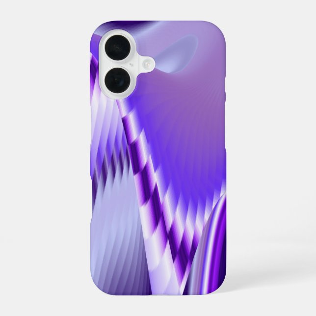 Funda Para iPhone 16 Sueños de Flor Morada (Reverso )