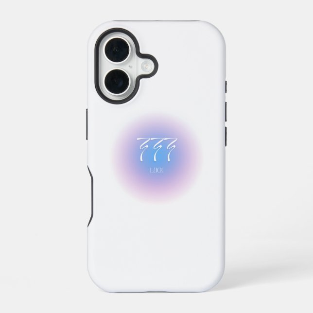 Funda Para iPhone 16 suerte 777 (Reverso )