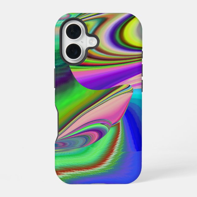 Funda Para iPhone 16 Summerfeeling, Resumen 3D Rainbowart (Reverso )