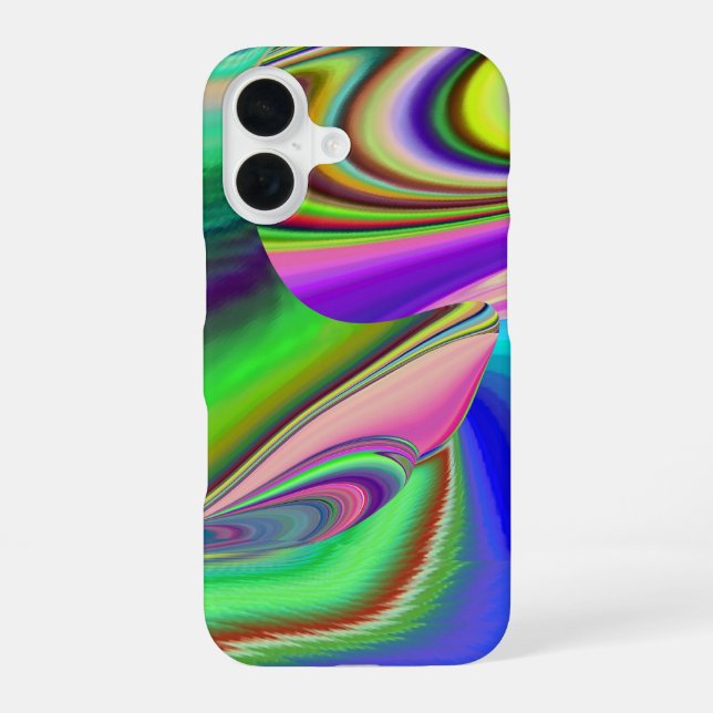 Funda Para iPhone 16 Summerfeeling, Resumen 3D Rainbowart (Reverso )