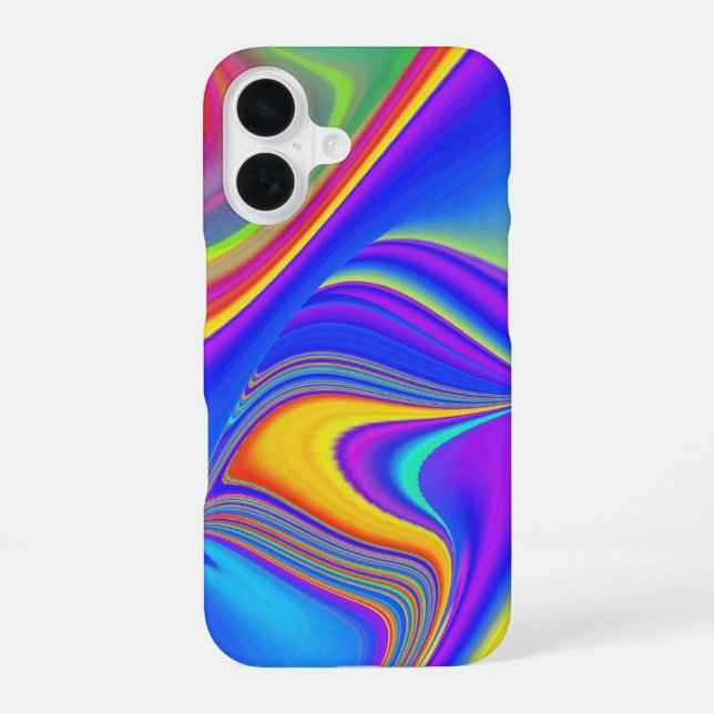 Funda Para iPhone 16 Summerfeeling, Resumen 3D Rainbowart (Reverso )
