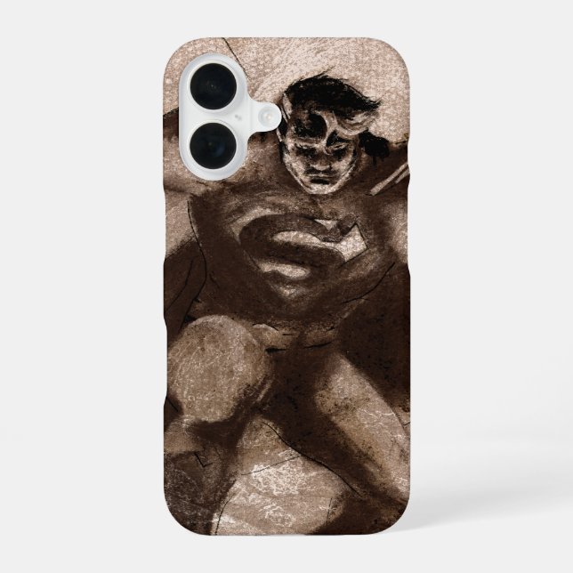 Funda Para iPhone 16 Superman del café (Reverso )