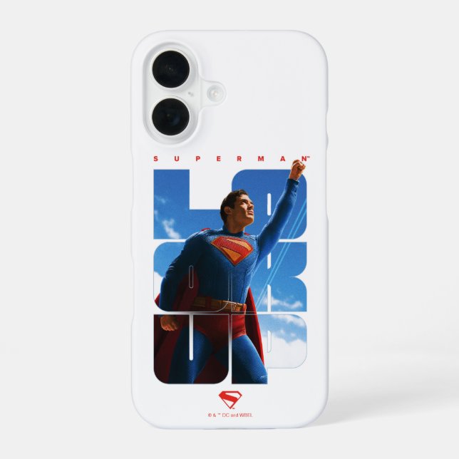 Funda Para iPhone 16 Superman Look Up Pose (Reverso )