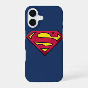 Funda Para iPhone 16 Superman S-Shield Logotipo de suciedad