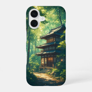 Funda Para iPhone 16 Susurros del Bosque: Un Retiro Japonés Oculto