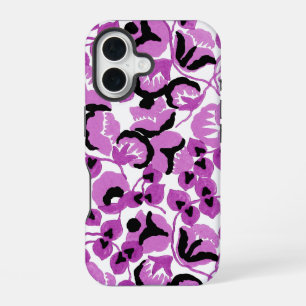Funda Para iPhone 16 Sweet Pea (Berry) Arte Refinado