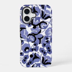 Funda Para iPhone 16 Sweet Pea (Periwinkle) Arte Refinado