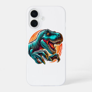 Funda Para iPhone 16 T-Rex Ataque Épico Prehistórico Dinos