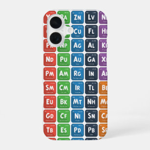 Funda Para iPhone 16 Tabla Periódica de los Elementos 3