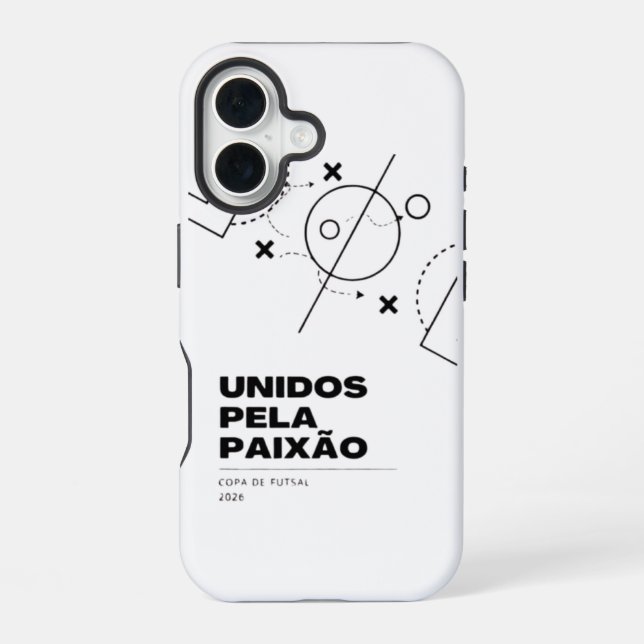 Funda Para iPhone 16 "Tactical Mastermind" iPhone - Edición Futsal 2026 (Reverso )