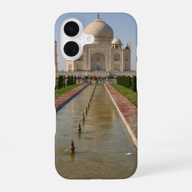 Funda Para iPhone 16 taj mahal (Reverso )