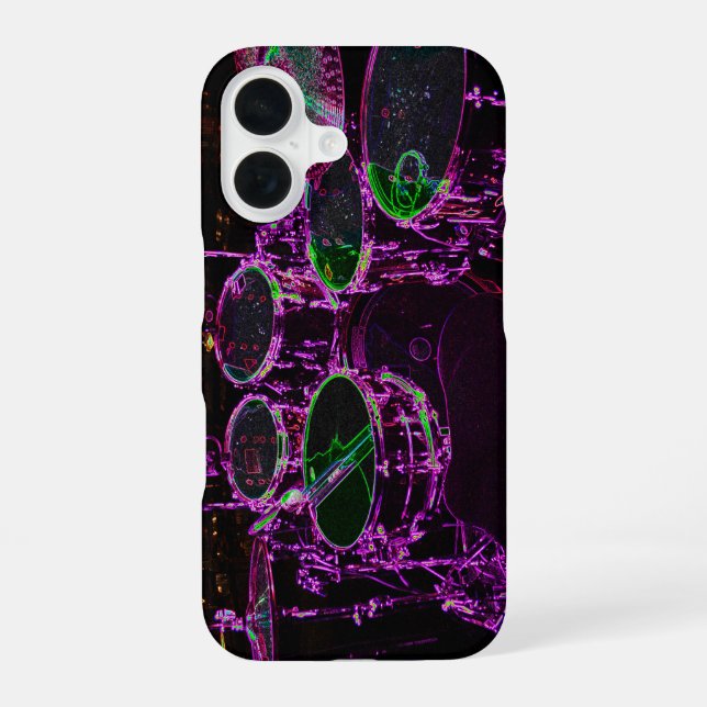 Funda Para iPhone 16 Tambores iphcnm (Reverso )