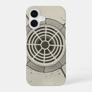 Funda Para iPhone 16 Tapa de Drenaje Callejero Vintage