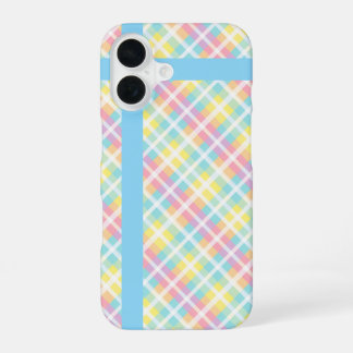 Funda Para iPhone 16 Tapado de color pastel