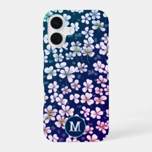 Funda Para iPhone 16 Tapiz de Trébol Esmeralda: Delicia Verde Oscuro