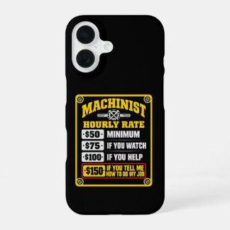 Funda Para iPhone 16 Tarifa por Hora de Mecánico Divertida Regalo Sarcá