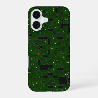 Funda Para iPhone 16 Tarjeta de circuito verde