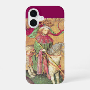 Funda Para iPhone 16 Tarots Antiguos /Cartas de la Corte Alemanas/Rey d