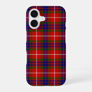 Funda Para iPhone 16 Tartán de fraser plaga de color azul
