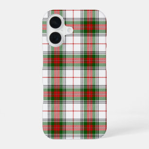 Funda Para iPhone 16 Tartan Stuart / Stewart blanco rojo verde a cuadro