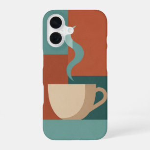 Funda Para iPhone 16 Taza de espresso minimalista vintage
