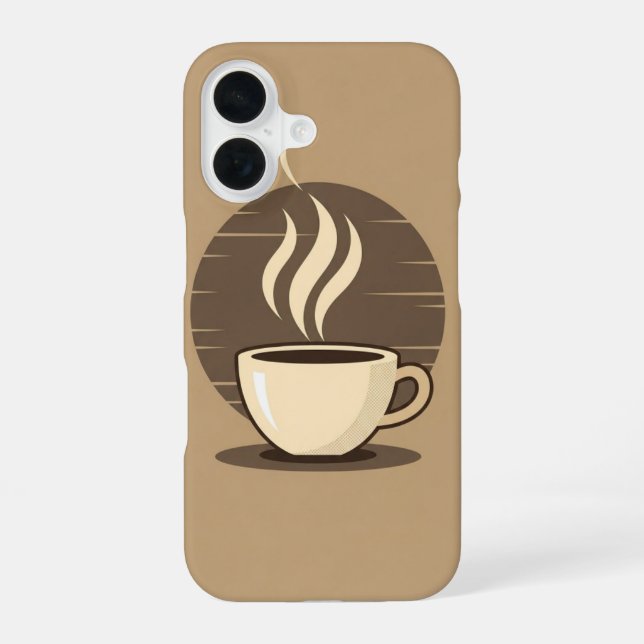 Funda Para iPhone 16 Taza de espresso vintage (Reverso )