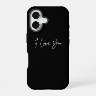 Funda para iPhone 16 'Te Amo' – Estuche Romántico