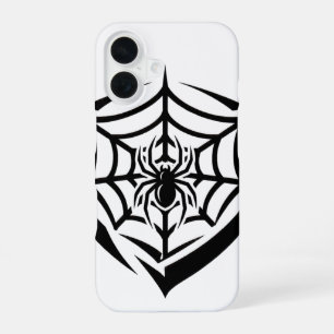 Funda Para iPhone 16 Tela de Araña Gótica