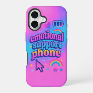 Funda Para iPhone 16 Teléfono de Apoyo Emocional