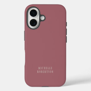 Funda Para iPhone 16 Tendencia Rosa Polvo Oro Creativo Único Clásico