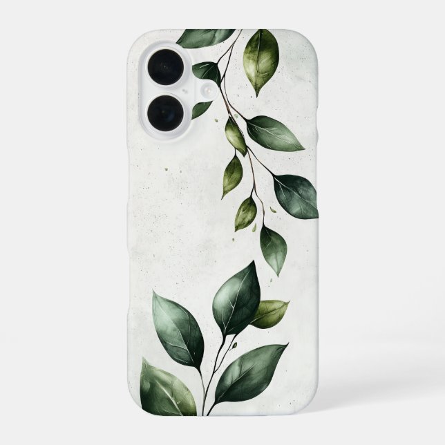 Funda Para iPhone 16 Terracotta Leavescape (Reverso )