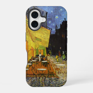 Funda Para iPhone 16 Terraza del Café por la Noche Van Gogh