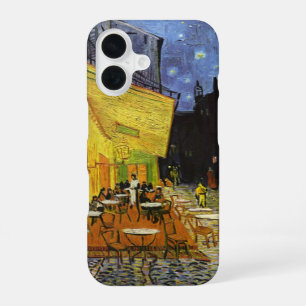 Funda Para iPhone 16 Terraza del Café por la Noche Van Gogh