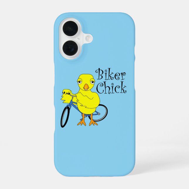Funda Para iPhone 16 Texto de Chica Motera (Reverso )