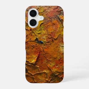 Funda Para iPhone 16 Textura abstracta ardiente